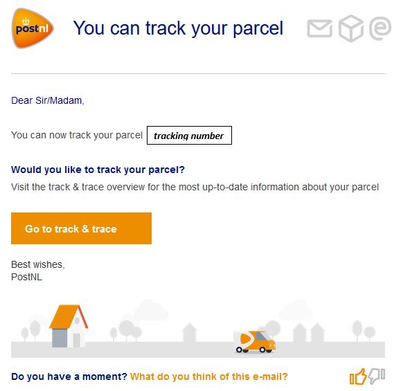 How customers track a package with a tracking number on Paypal